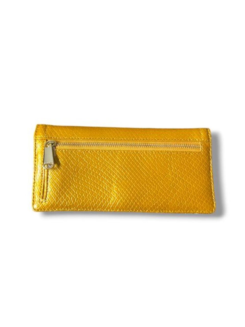 NWOT - BRAHMIN Ady Wallet Canary Por do Sol LEATHER - Picture 4 of 4